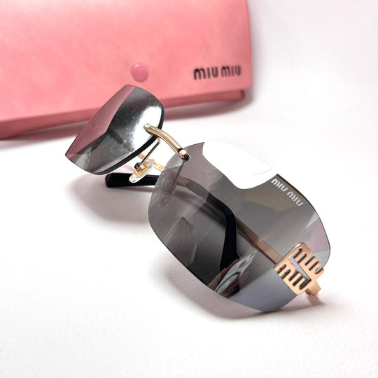 Miu Miu Aube - Silver Mirror - Giiz store