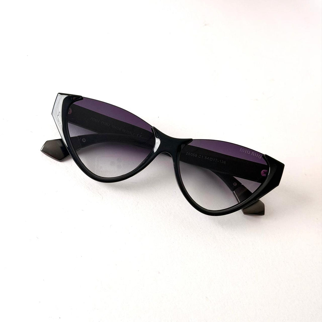 Miu Miu Cat-Eye Black – Gradient Grey - Giiz store