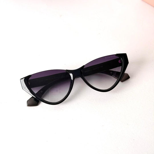 Miu Miu Cat-Eye Black – Gradient Grey - Giiz store