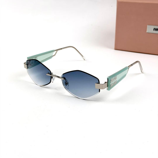 Miu Miu Edge Slim Rimless - Blue Gradient - Giiz store