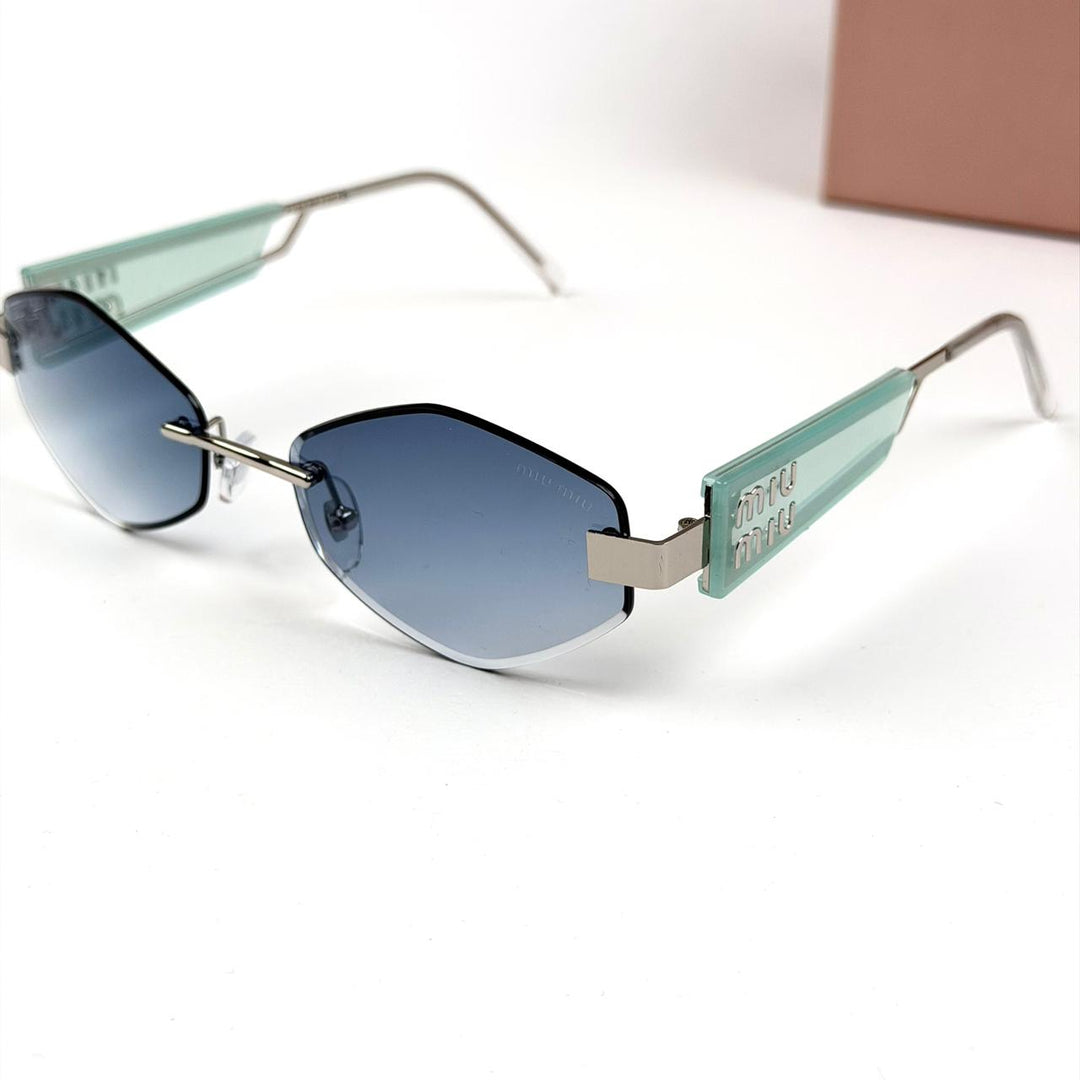 Miu Miu Edge Slim Rimless - Blue Gradient - Giiz store
