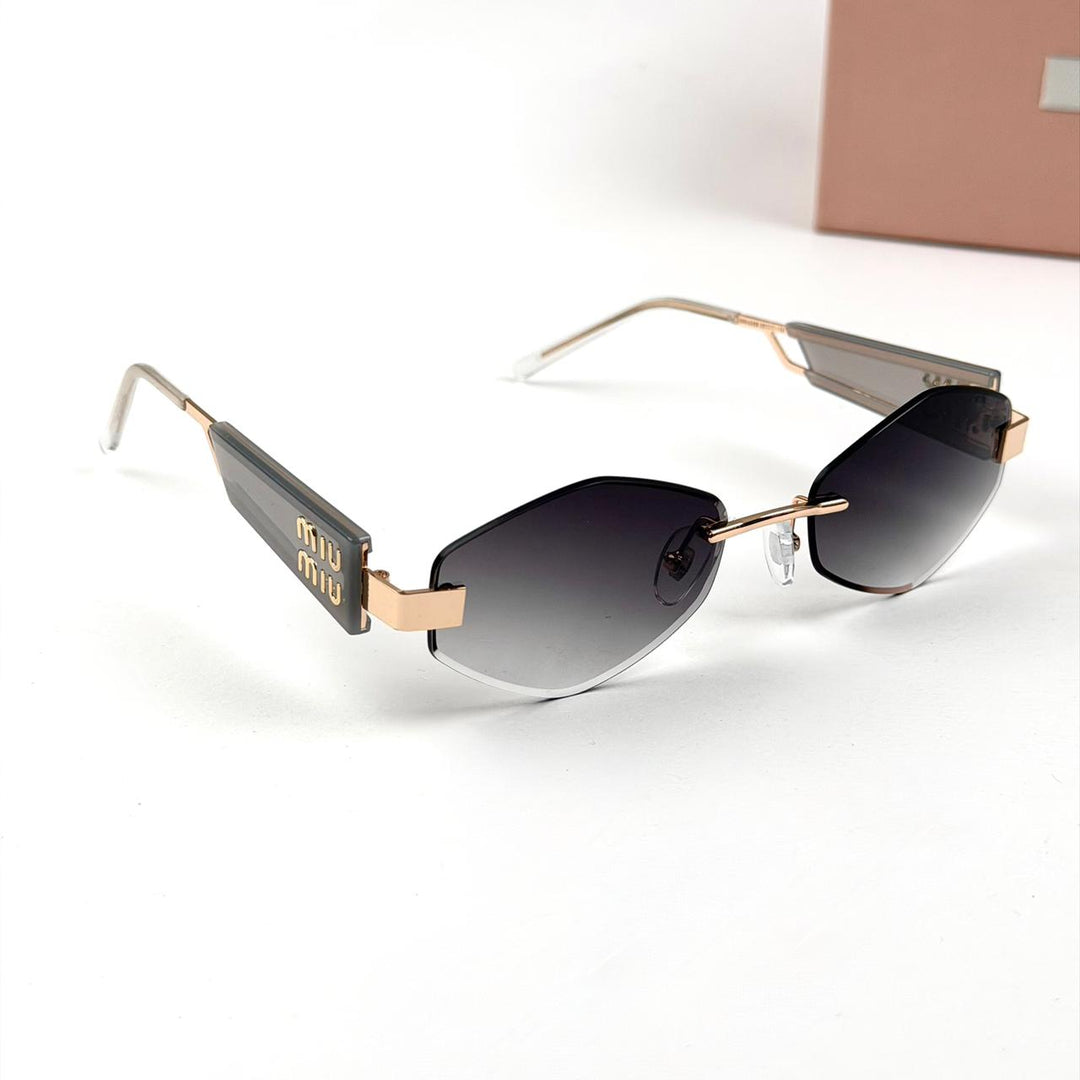 Miu Miu Edge Slim Rimless - Purple Gradient - Giiz store