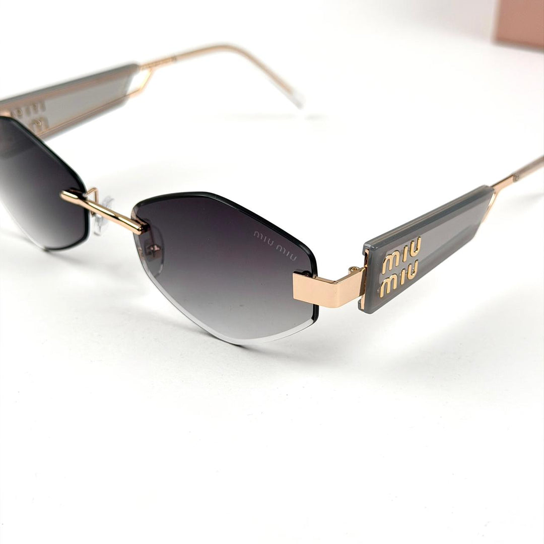 Miu Miu Edge Slim Rimless - Purple Gradient - Giiz store