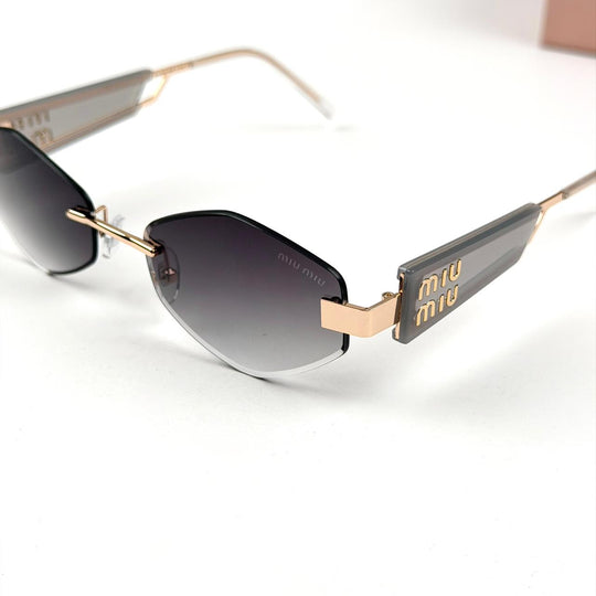 Miu Miu Edge Slim Rimless - Purple Gradient - Giiz store