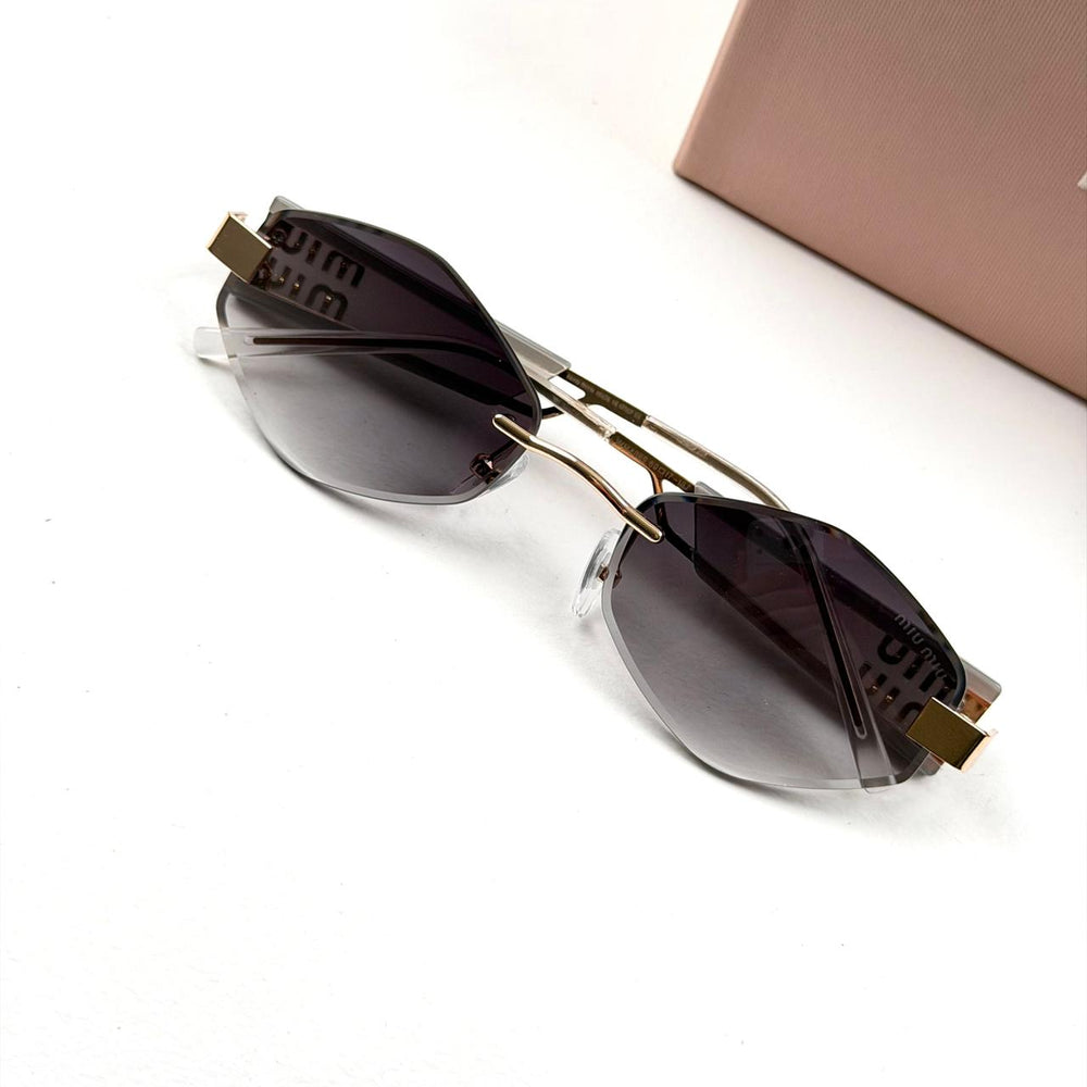 Miu Miu Edge Slim Rimless - Purple Gradient - Giiz store