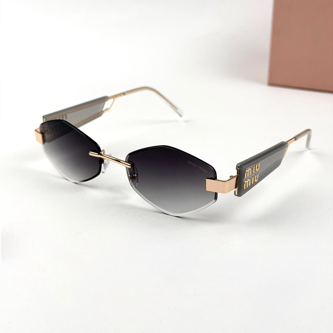Miu Miu Edge Slim Rimless - Purple Gradient - Giiz store