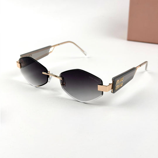 Miu Miu Edge Slim Rimless - Purple Gradient - Giiz store