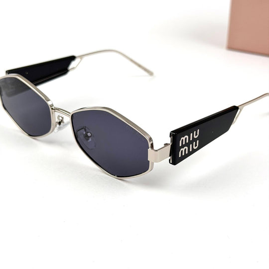 Miu Miu Edge Slim - Silver Black - Giiz store