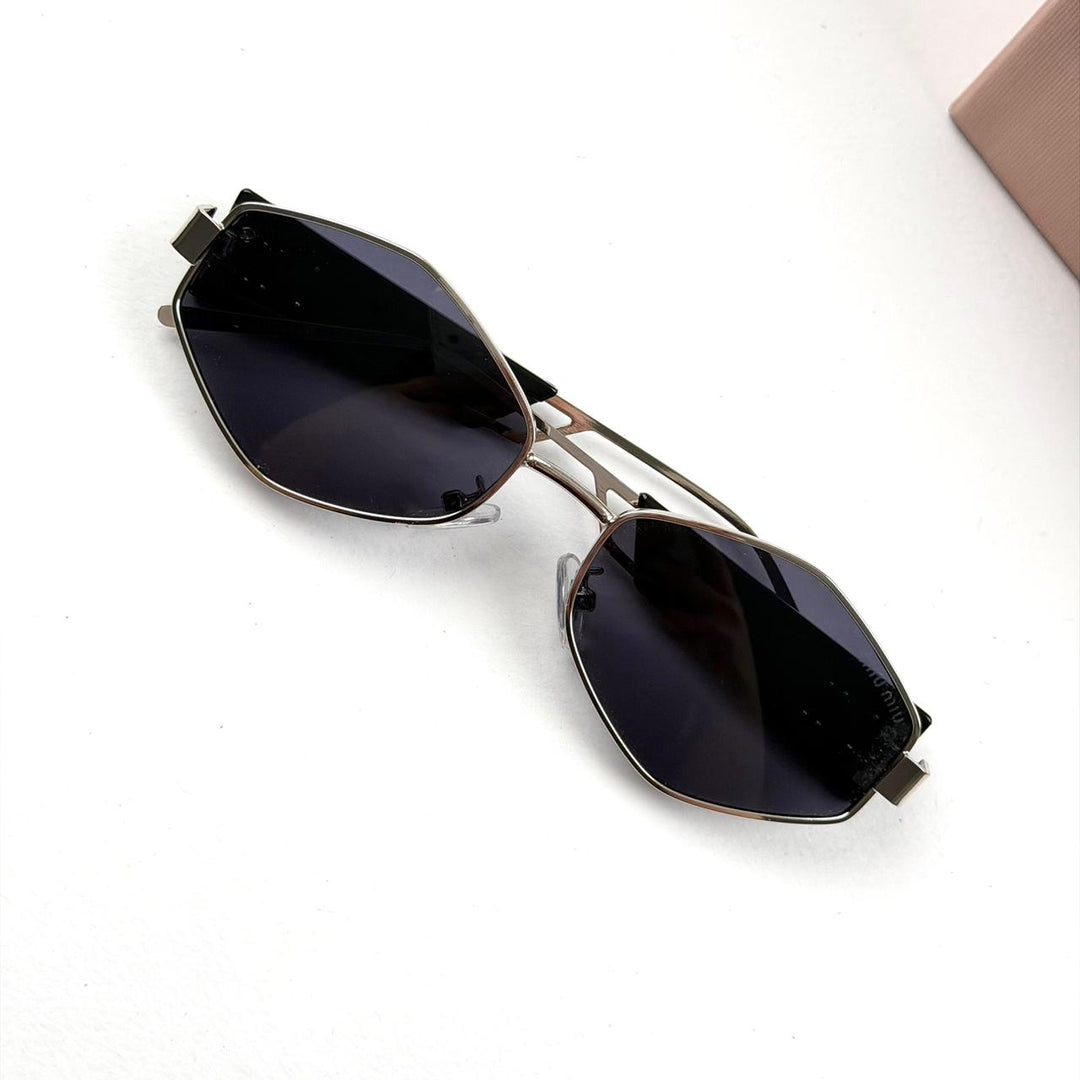 Miu Miu Edge Slim - Silver Black - Giiz store