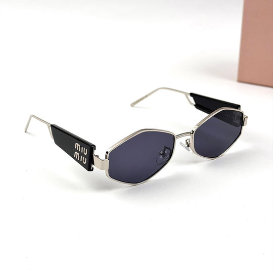 Miu Miu Edge Slim - Silver Black - Giiz store