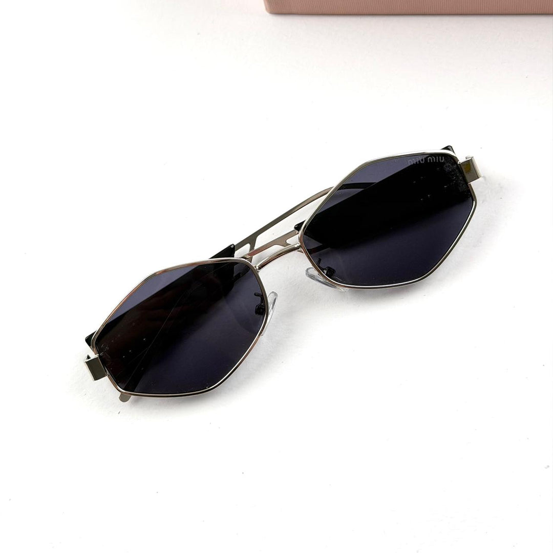 Miu Miu Edge Slim - Silver Black - Giiz store