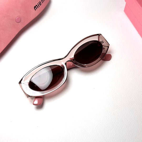 Miu Miu G Oval - Trasparent Red Berries - Giiz store