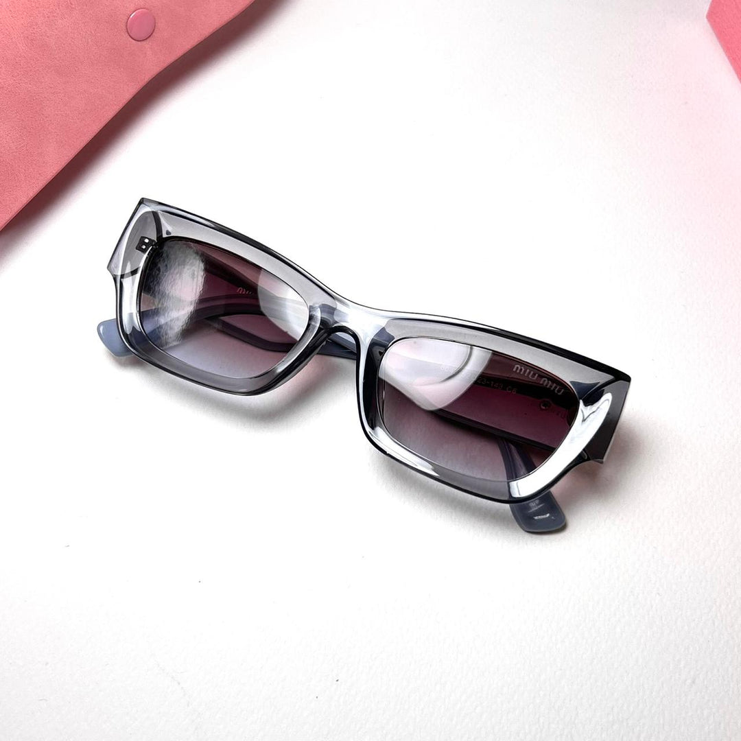 Miu Miu G Square - Trasparent Blue Berries - Giiz store