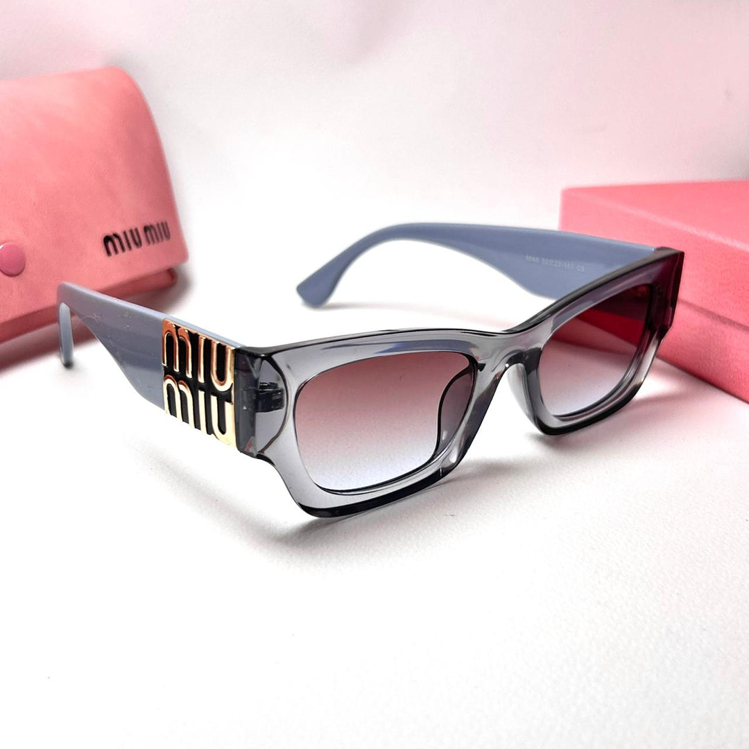 Miu Miu G Square - Trasparent Blue Berries - Giiz store