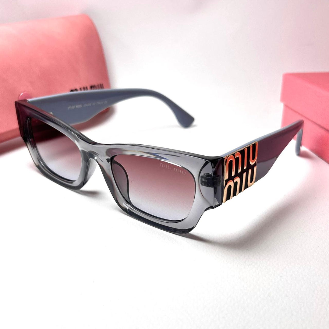 Miu Miu G Square - Trasparent Blue Berries - Giiz store