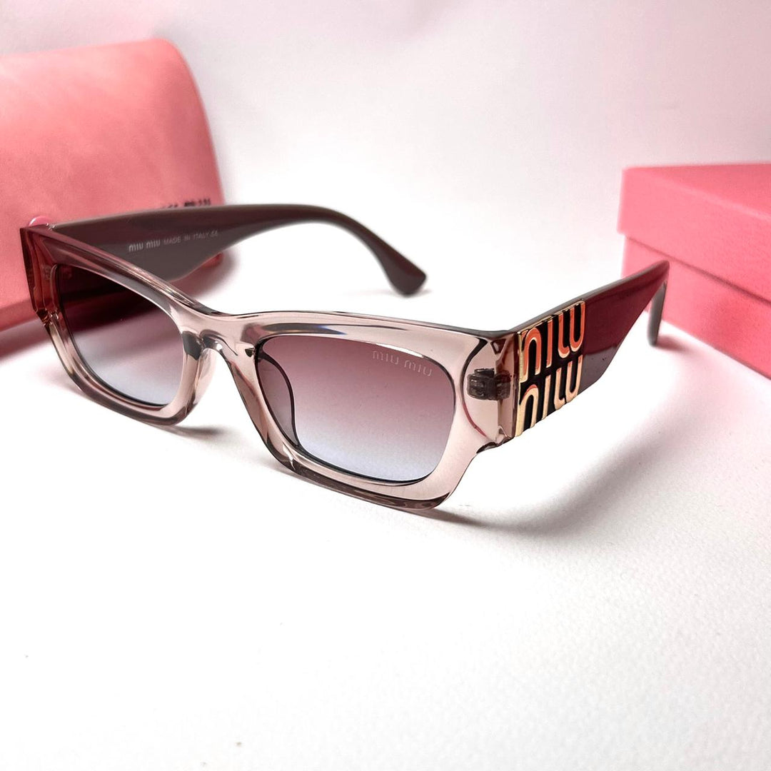 Miu Miu G Square - Trasparent Red Berries - Giiz store