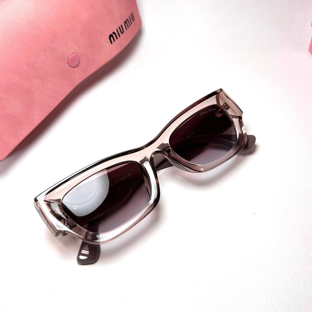 Miu Miu G Square - Trasparent Red Berries - Giiz store