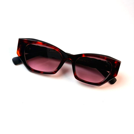 Miu Miu Geometric – Dark Tortoiseshell Pink - Giiz store