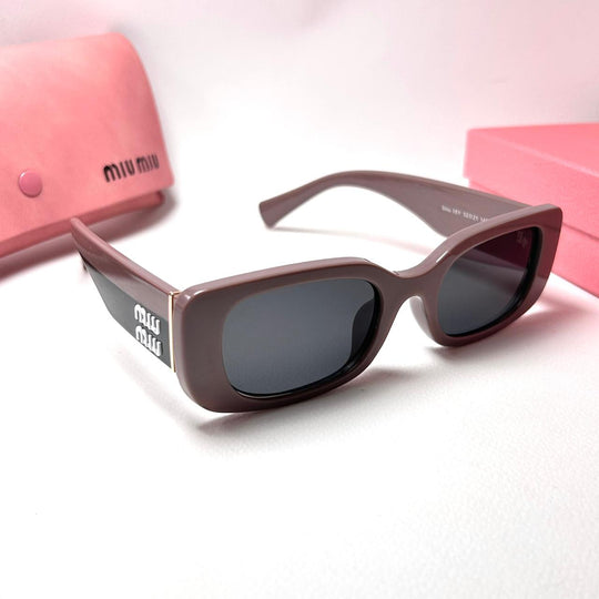 Miu Miu Glimpse Rectangle - Burgundy - Giiz store
