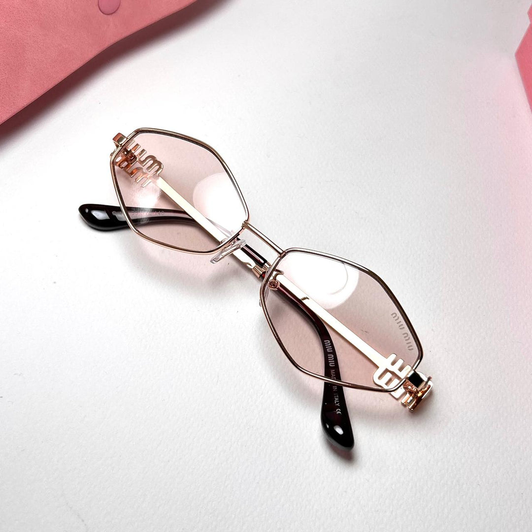 Miu Miu Irregular MU56ZS - Pinky Nude - Giiz store