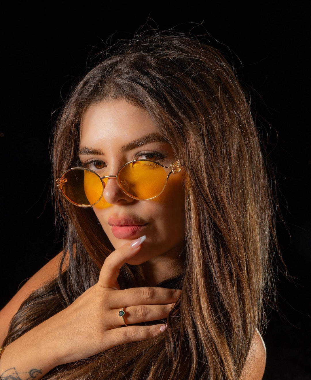 Miu Miu Logo SMU 52Y - Yellow - Giiz store