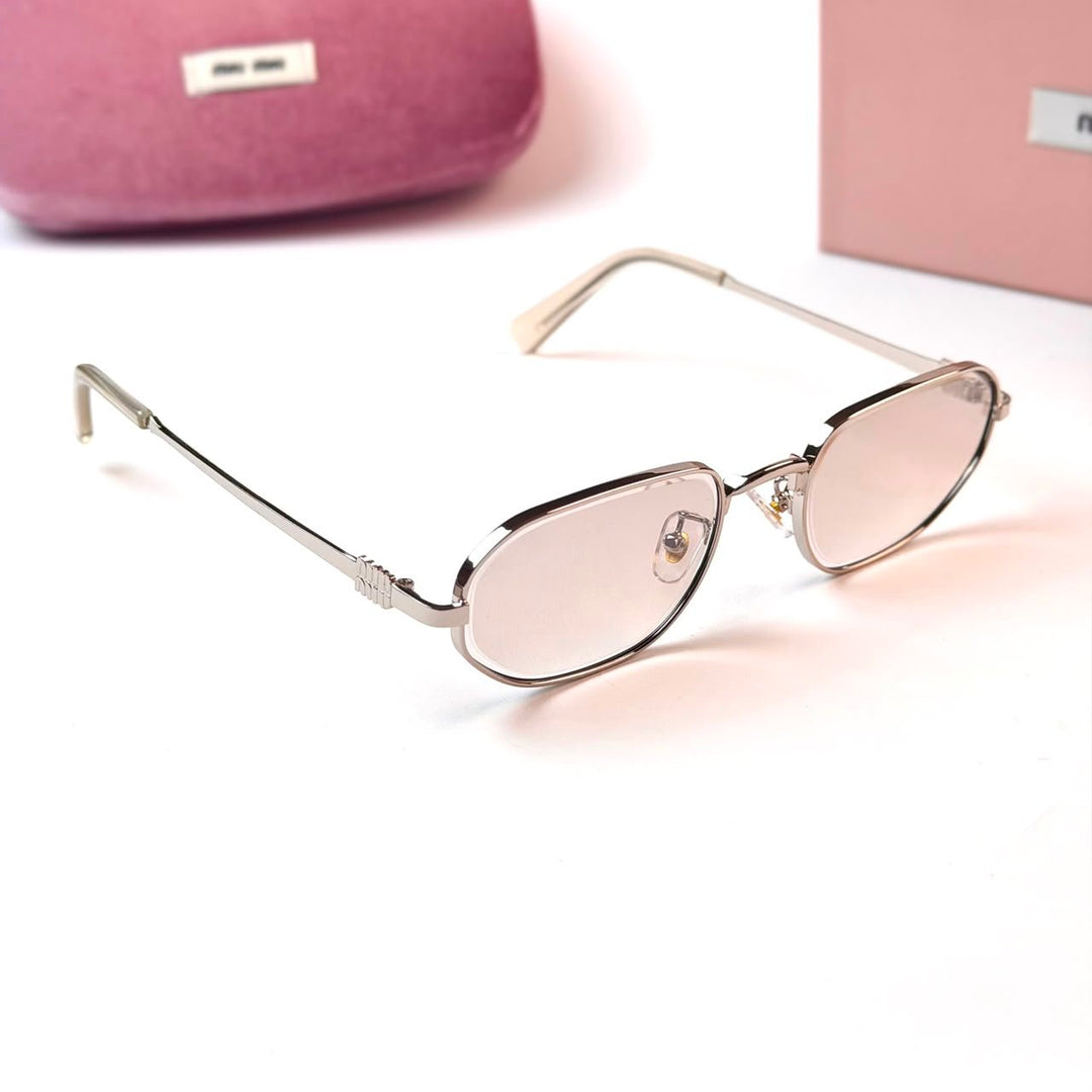 Miu Miu MU A52S Rimless – Pale Pink - Giiz store