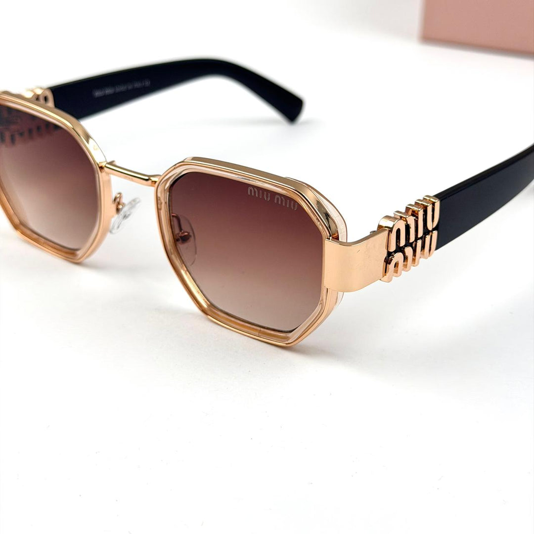 Miu Miu Octagon - Brown Gradient - Giiz store