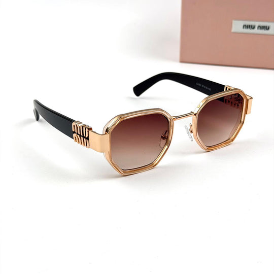 Miu Miu Octagon - Brown Gradient - Giiz store