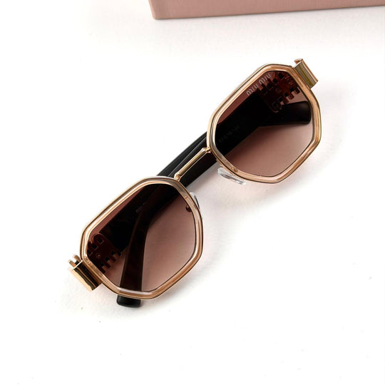 Miu Miu Octagon - Brown Gradient - Giiz store