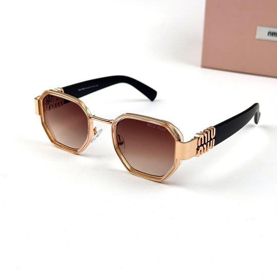 Miu Miu Octagon - Brown Gradient - Giiz store