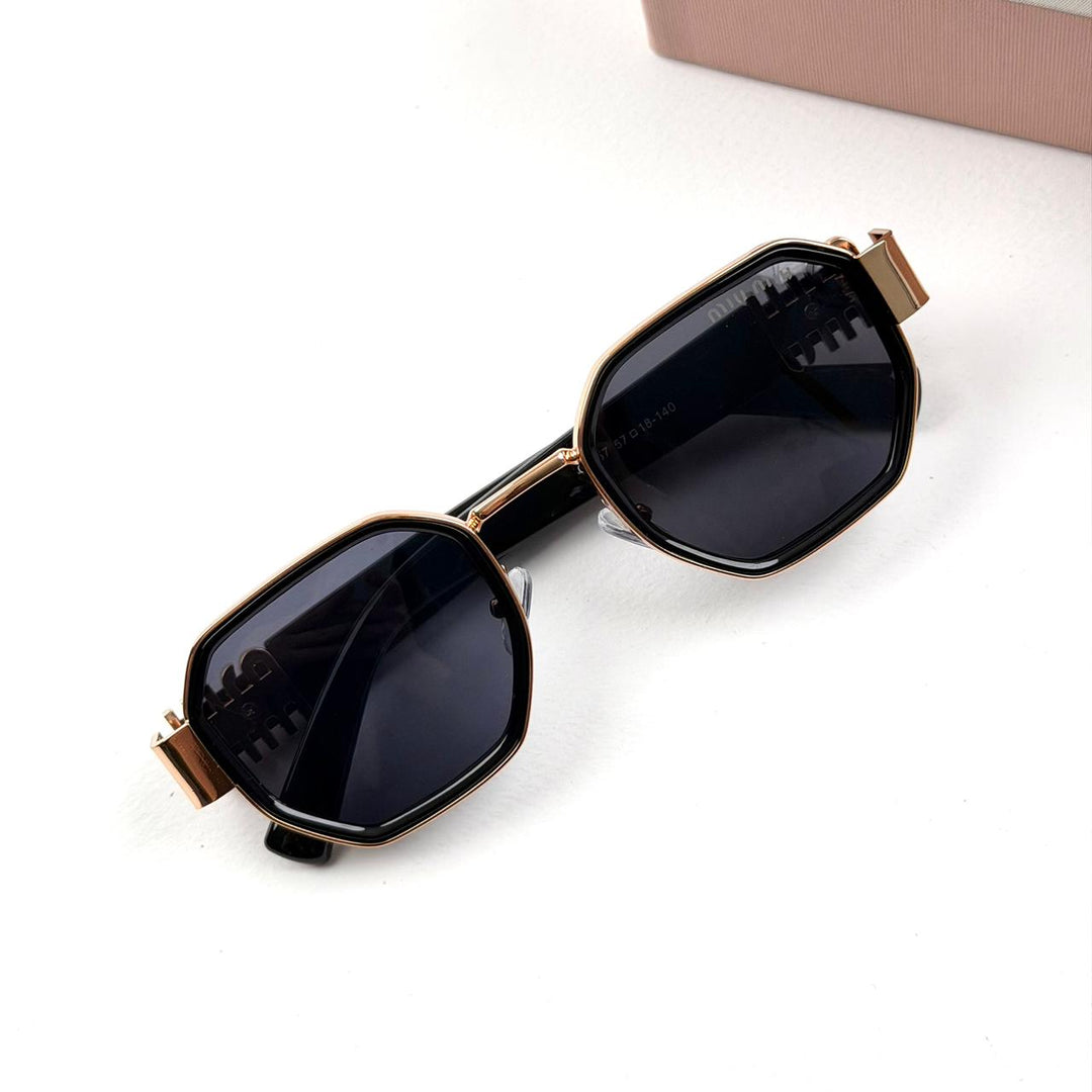 Miu Miu Octagon - Golden Black - Giiz store