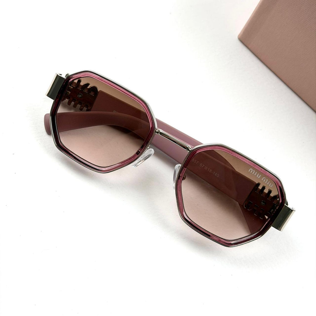 Miu Miu Octagon - Silver Violet - Giiz store