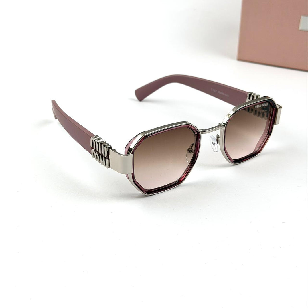 Miu Miu Octagon - Silver Violet - Giiz store