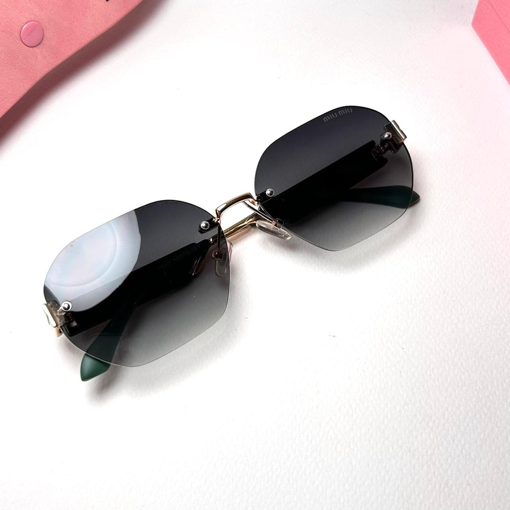 Miu Miu Octagonal MU04VS - Oily Green Gradient - Giiz store