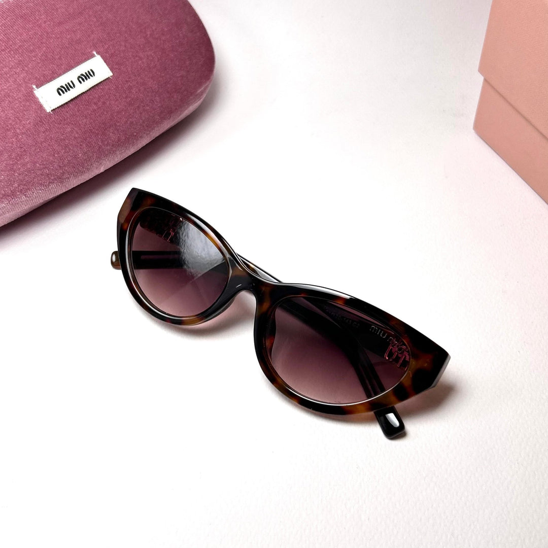 Miu Miu OMUA04S Cat Eye – Tortoise Gradient Rose - Giiz store