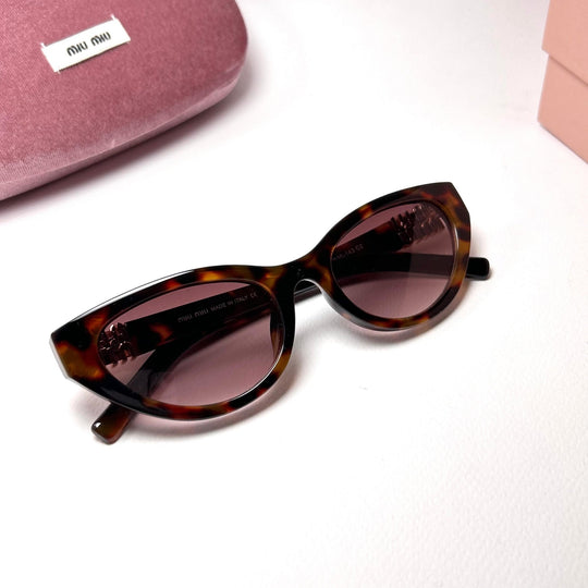 Miu Miu OMUA04S Cat Eye – Tortoise Gradient Rose - Giiz store