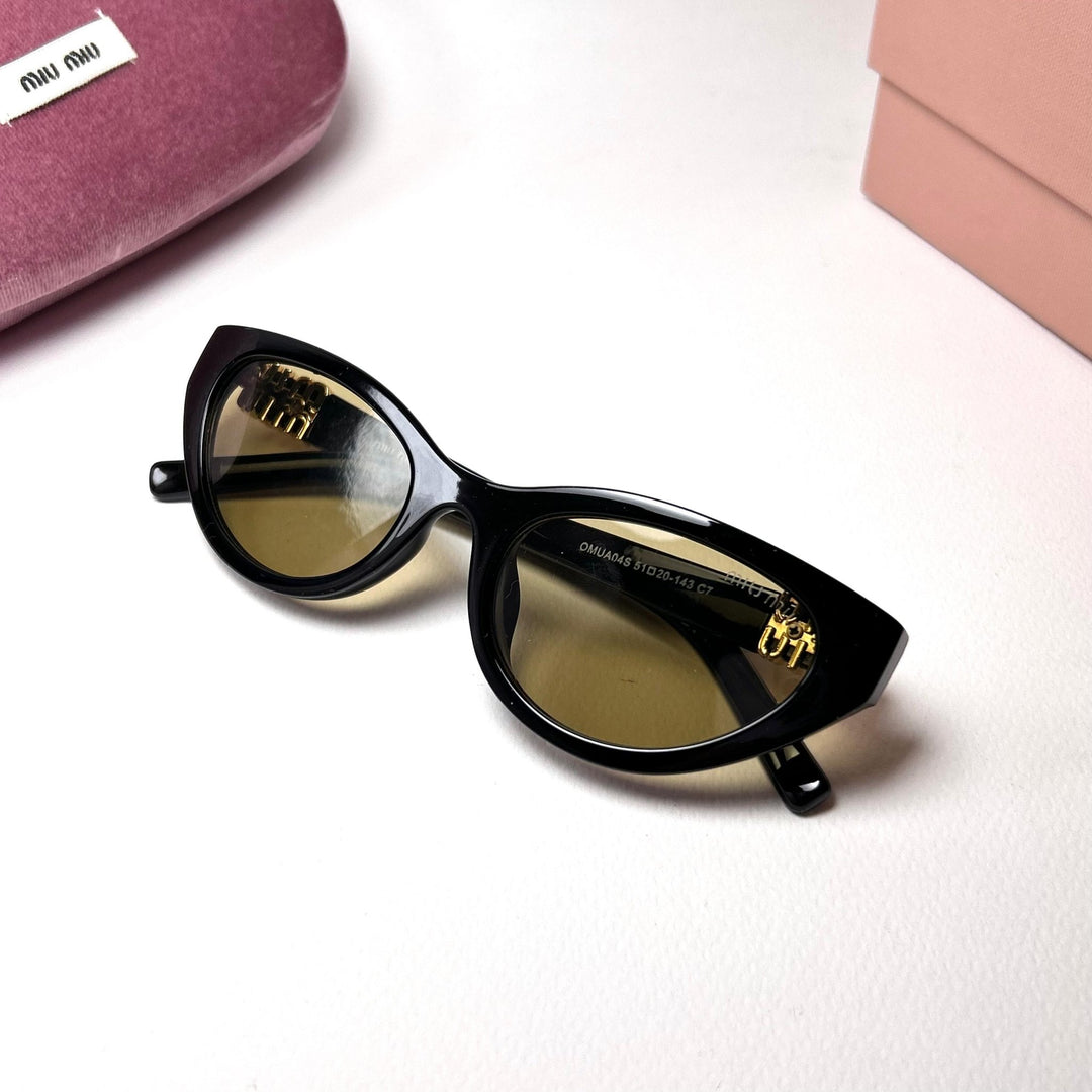 Miu Miu OMUA04S Cat Eye - Yellow - Giiz store
