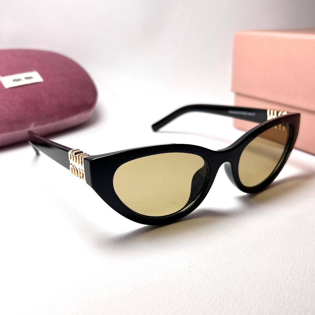 Miu Miu OMUA04S Cat Eye - Yellow - Giiz store