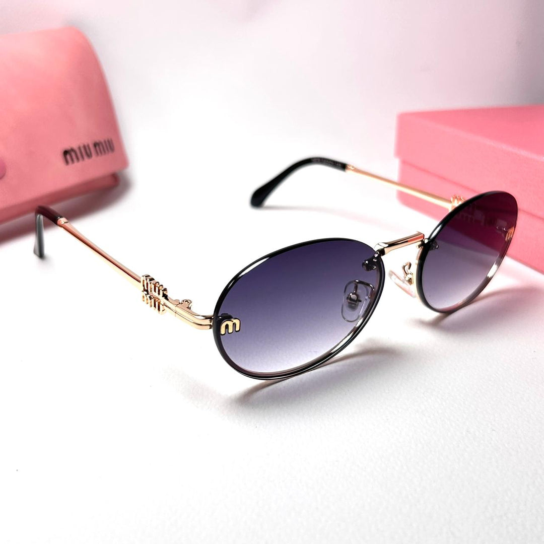 Miu Miu Oval A54S - Purple Gradient - Giiz store