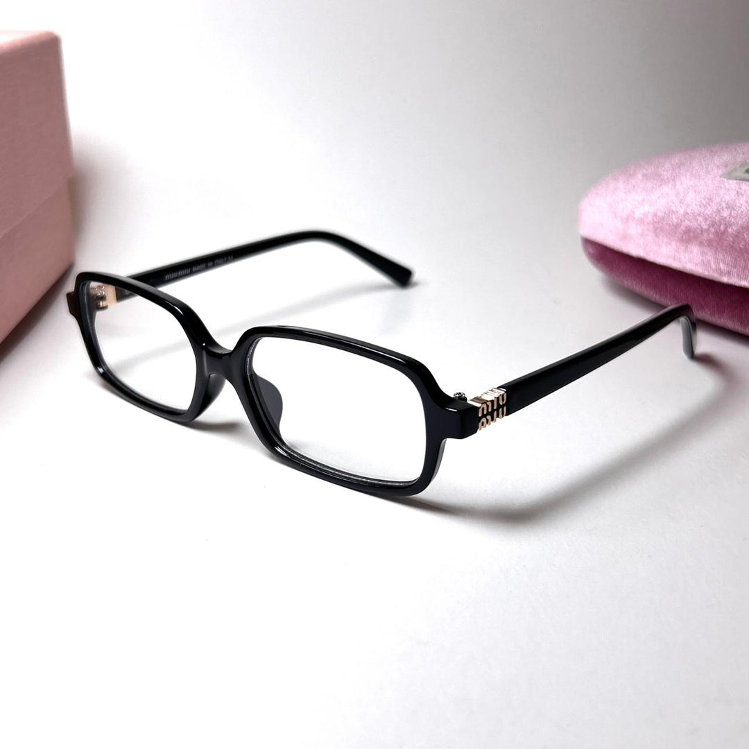 Miu Miu Rectangular Regard - Black Nude - Giiz store