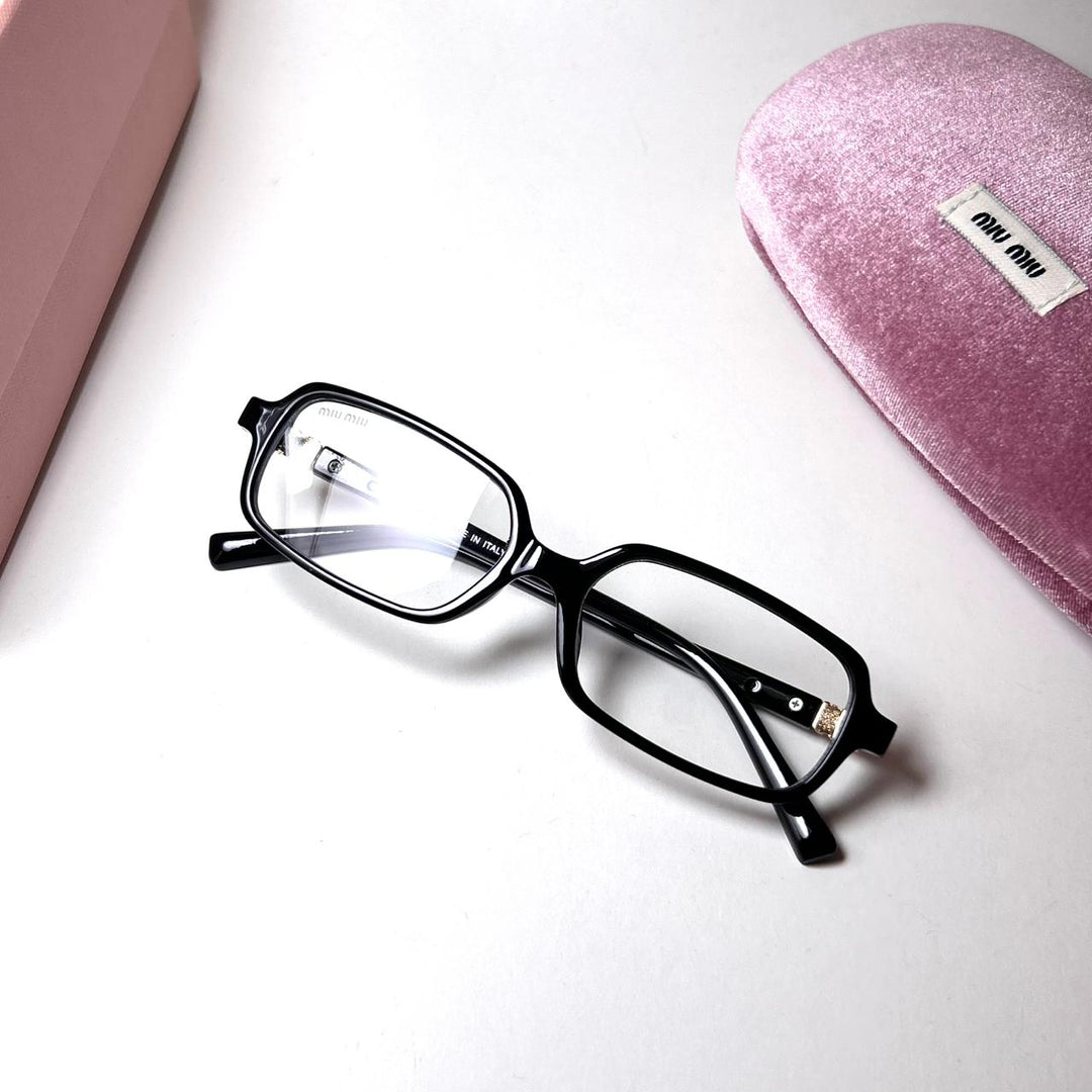 Miu Miu Rectangular Regard - Black Nude - Giiz store