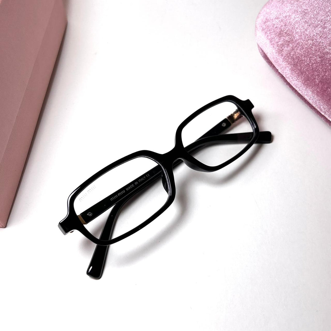 Miu Miu Rectangular Regard - Black Nude - Giiz store
