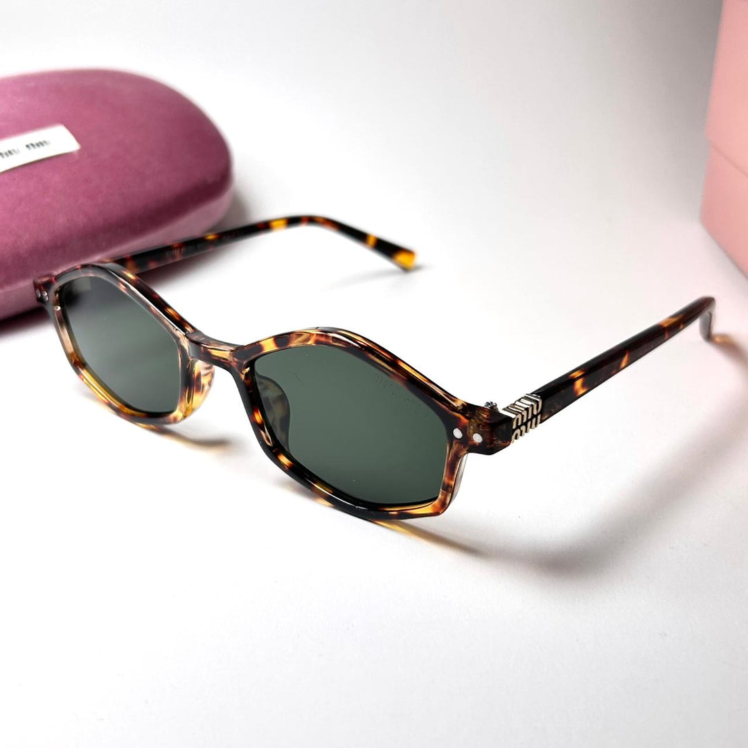 Miu Miu Regard Geo - Tigerl Oily Green - Giiz store