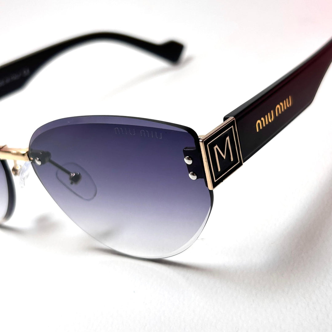 Miu Miu Rimless Cat Eye - Purple Gradient - Giiz store
