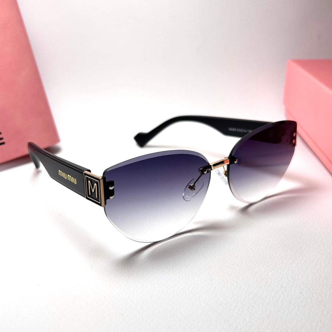 Miu Miu Rimless Cat Eye - Purple Gradient - Giiz store