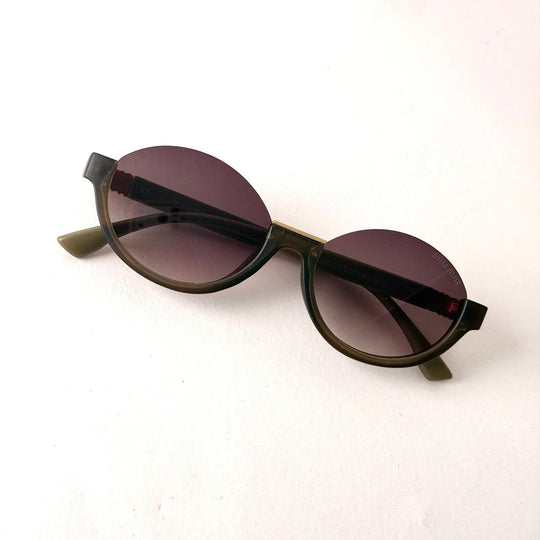 MIU MIU Rimless Round – Brown Gradient - Giiz store