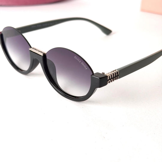 Miu Miu Rimless Round – Purple Gradient - Giiz store