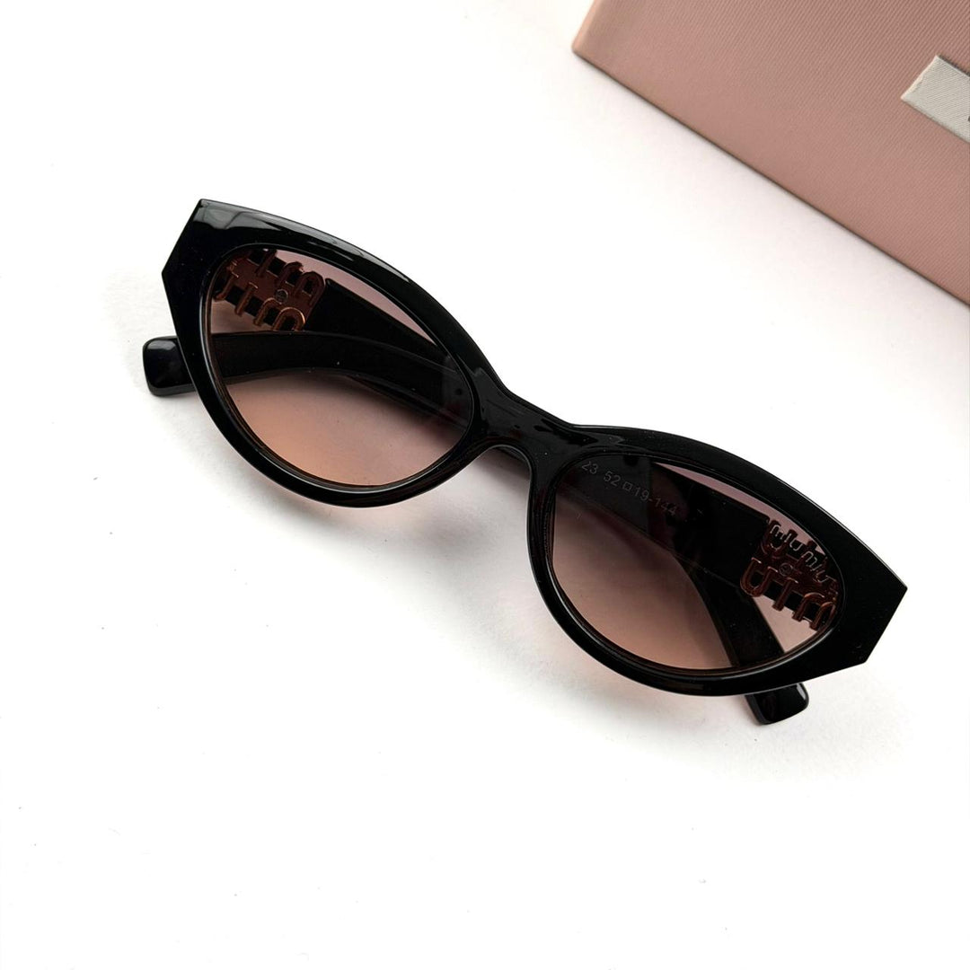 Miu Miu SMUA04 Cat Eye - Black Brown Gradient - Giiz store