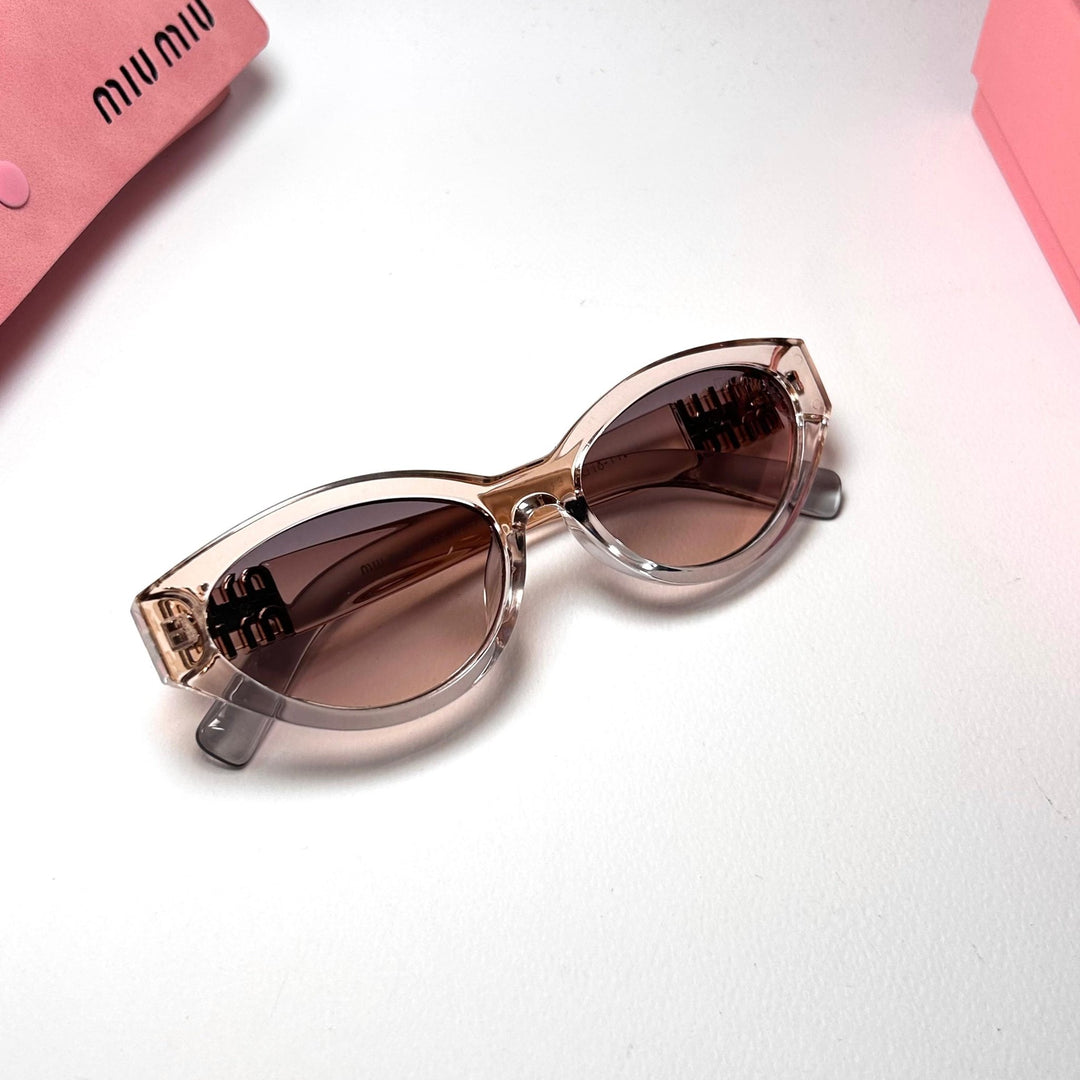 Miu Miu SMUA04 Cat Eye – Peach Gradient.