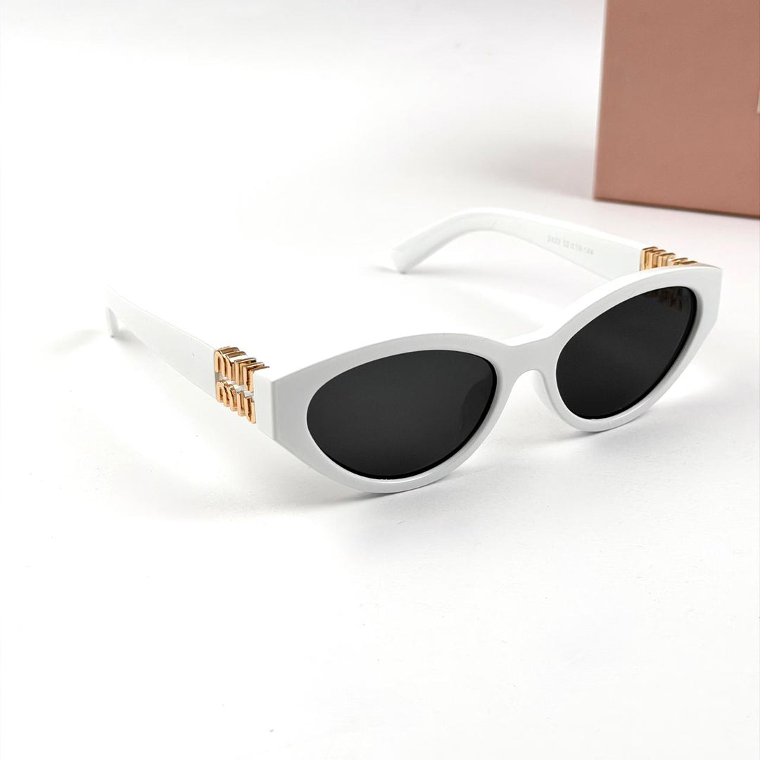 Miu Miu SMUA04 Cat Eye - White - Giiz store